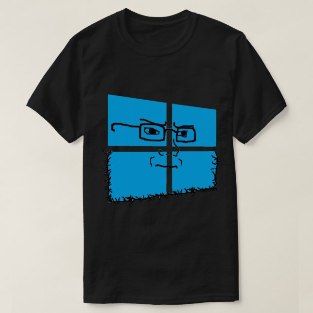 T-shirt Windows 10 Soyjak Wojak (Design devant)
