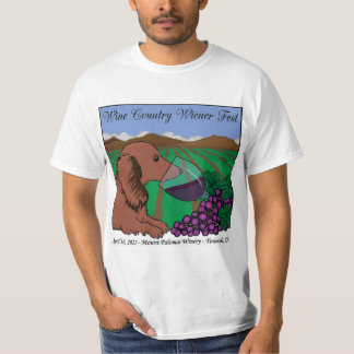 T-shirt Wine Country 2023 Wiener Fest en blanc