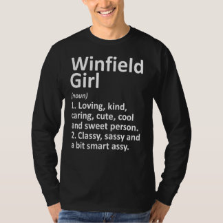 T-shirt Winfield Girl Al Alabama Funny City Accueil Racine