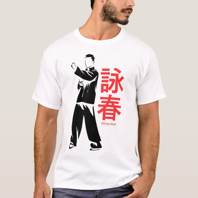 T-shirt Wing Chun Martial Arts Kung Fu (Devant)