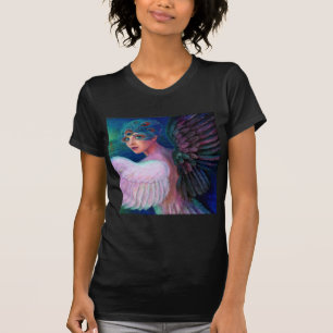 T-shirt Wings de paon de Madame de la dualité