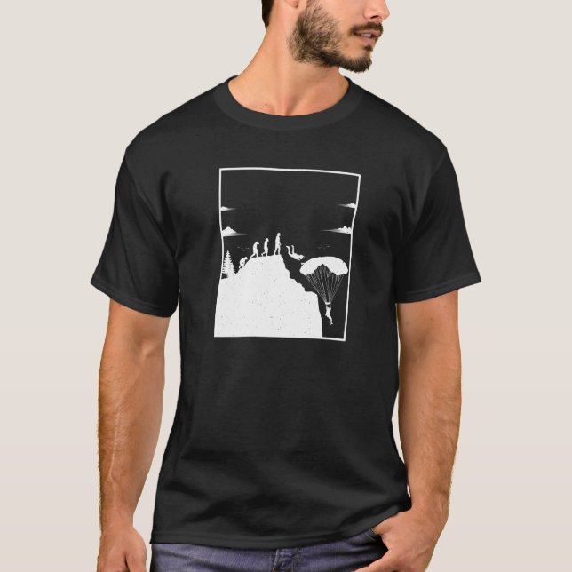 T-shirt Wingsuit Basejumping Skydiving Evolution (Devant)
