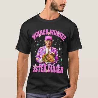 T-shirt winner winner easter dinner T rump, retro, vintage