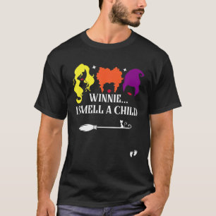T-shirt Winnie Je Sens Un Enfant Halloween Grossesse Annou
