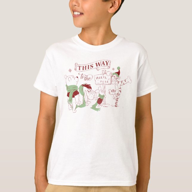 T-shirt Winnie l'Ooh | Christmas Graphic (Devant)