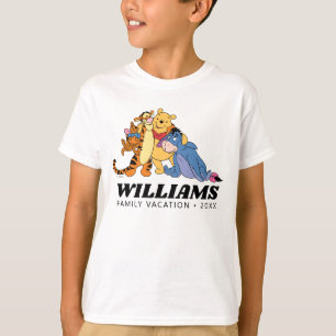 T-shirt Winnie l'Ooh & Pals   Vacances en famille