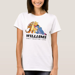 T-shirt Winnie l'Ooh & Pals   Vacances en famille
