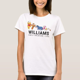 T-shirt Winnie l'Ooh & Pals   Vacances en famille