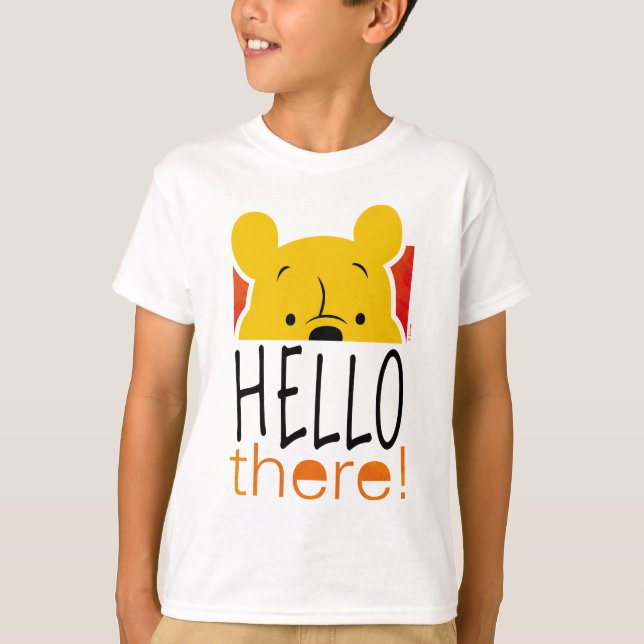 T-shirt Winnie l'Ourson| Bonjour ! (Devant)