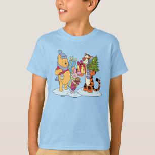 T-shirt Winnie l'Ourson Joyeux cadeau de vacances
