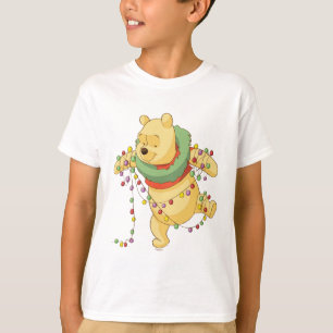 T-shirt Winnie l'Ourson Mauvais feux de Noël