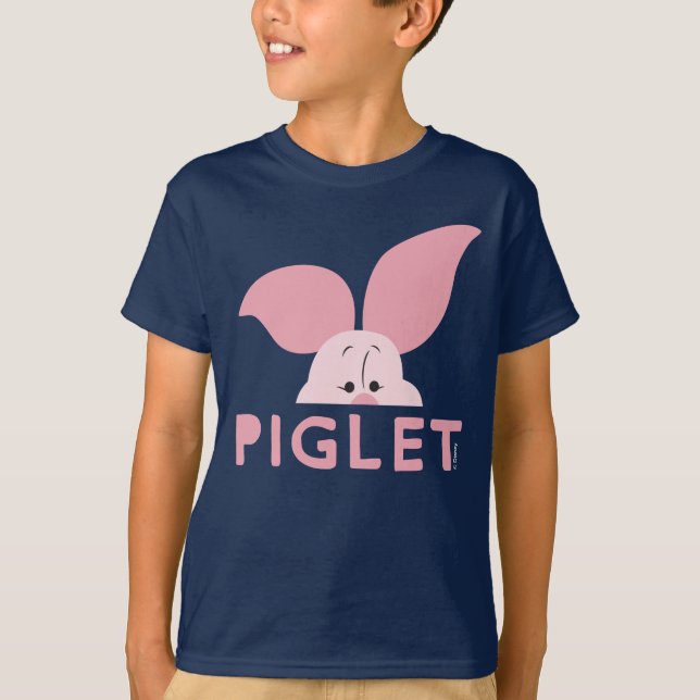 T-shirt Winnie l'Ourson| Piglet peek-a-Boo (Devant)
