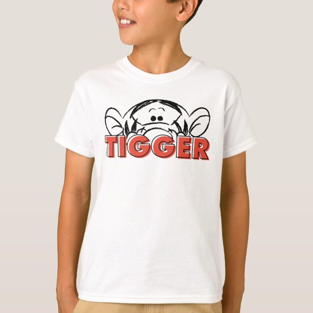 T-shirt Winnie l'Ourson| Tigger Peek-A-Boo (Devant)