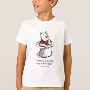 T-shirt Winnie l'Ourson  Tout le monde sait comment sortir