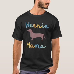 T-shirt Winnie Mama Dachshund Maman Chien Mama Weiner Chie