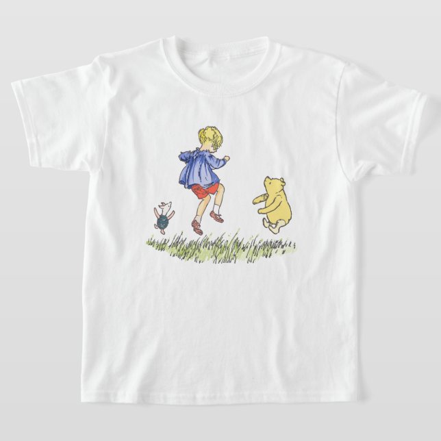 T-shirt Winnie The Pooh - Exercez-Vous Des Sauts ! (Poser)