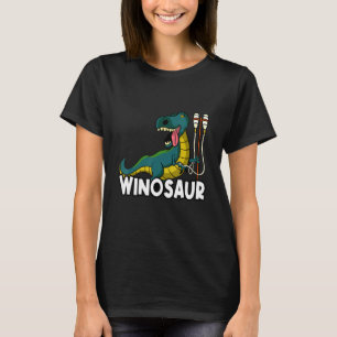 T-shirt Winosaur Dinosaur Alcool Bière Booze Festival