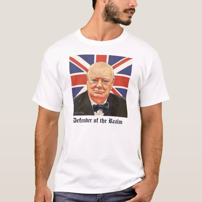 T-shirt Winston Churchill (Devant)