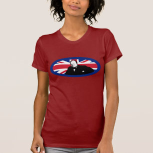 T-shirt Winston Churchill et conception d'Union Jack