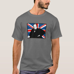 T-shirt Winston Churchill et Union Jack