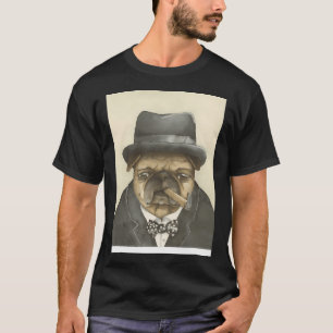 T-shirt Winston Churchill le pug