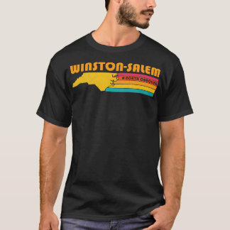 T-shirt WinstonSalem Nord olina Vintage désorganisé Souven