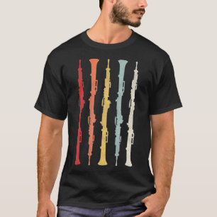 T-shirt Wintage Retro 70 s Hautbois de hautbois