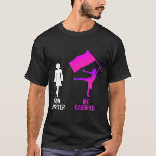 T-shirt Winter Color Guard Maman Papa Ta fille Ma