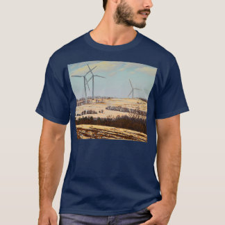 T-shirt Winter Windmill