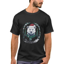 Winter Wonderland Bear – Cute Santa Hat Christmas 