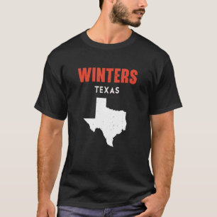 T-shirt Winters Texas USA State America Travel Texas