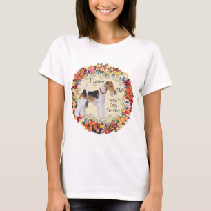 T-shirt Wire Fox Terrier Love