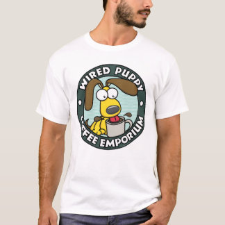 T-shirt Wired Puppy Coffee Emporium