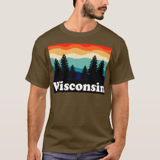 T-shirt Wisconsin Retro