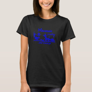 T-shirt Wisconsin Souvenir Vintage 80s les années 70 Look