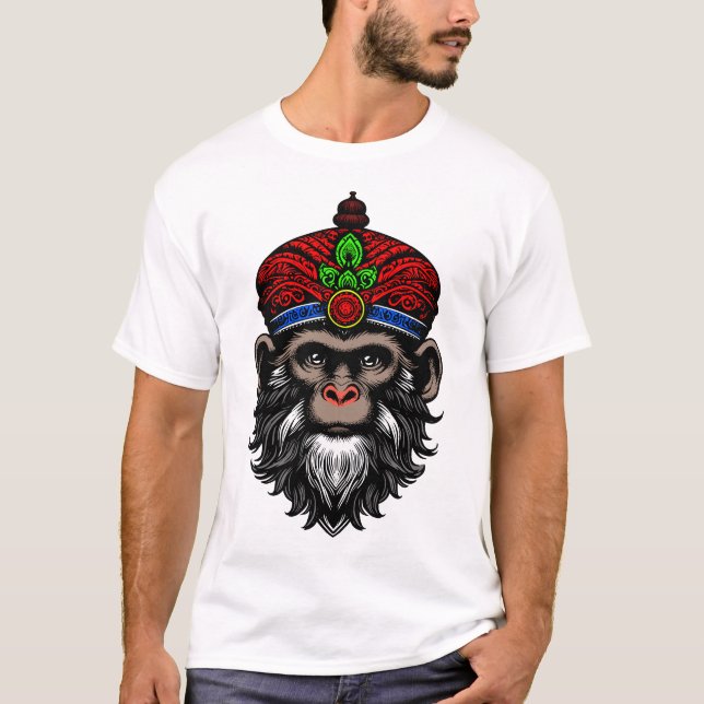 T-shirt Wise Old Monkey (Devant)