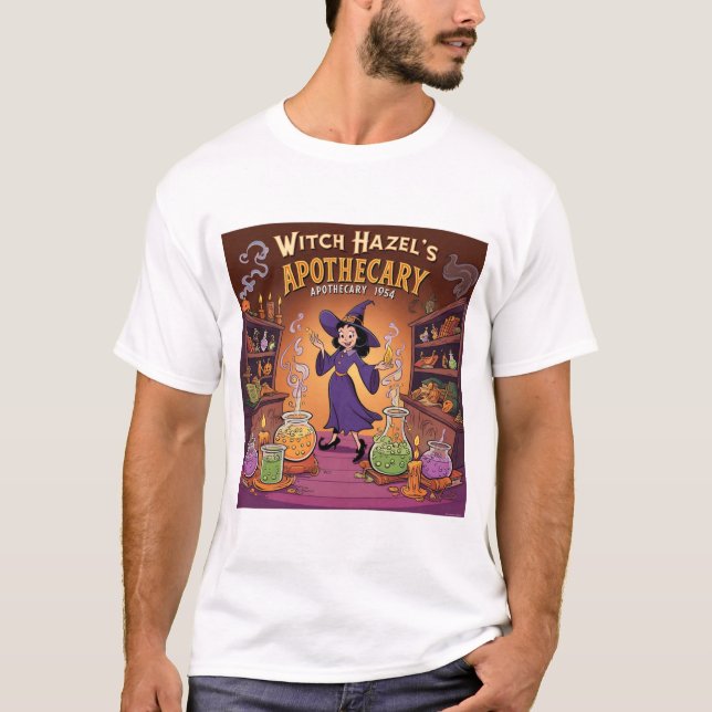 T-shirt Witch Hazel's Apothecary 1954 (Devant)