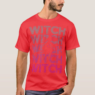 T-shirt Witch Retro 