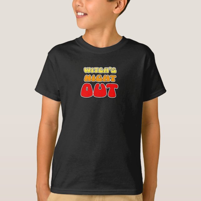 T-shirt Witch's Night  Out  (Devant)