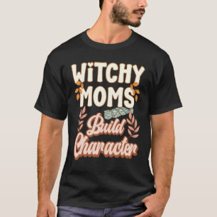 T-shirt Witchy Moms Générer Caractère Boho Vintage Sorcièr