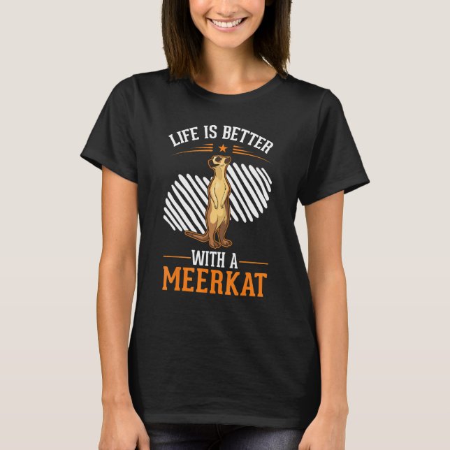 T-shirt with a Meerkat (Devant)