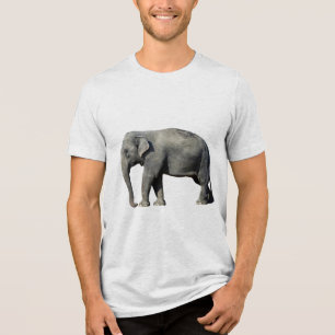 T-shirt with an elephant Tri-Blend shirt
