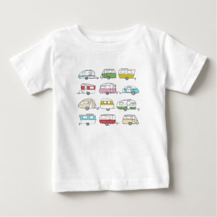 T shirt with caravans