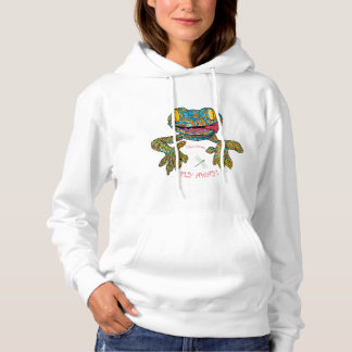 T shirt with cartoon lizard