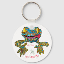 T shirt with cartoon lizard