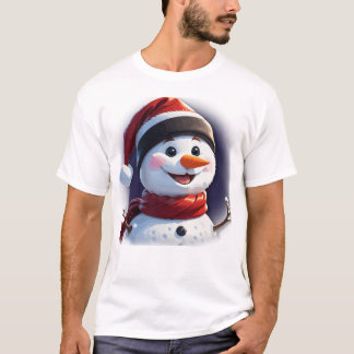 T-shirt with Christmas Snowman