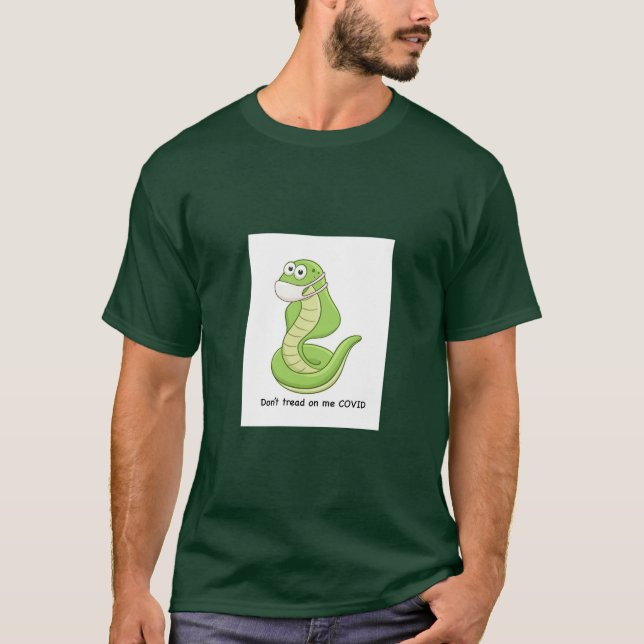 T - Shirt with Covid Message (Front)