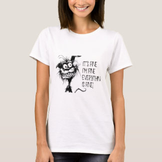 T-shirt with crazy dog quote