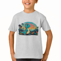T-shirt with Cute Dinosaur