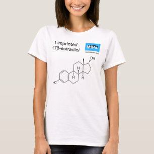 T-shirt with estradiol template molecule